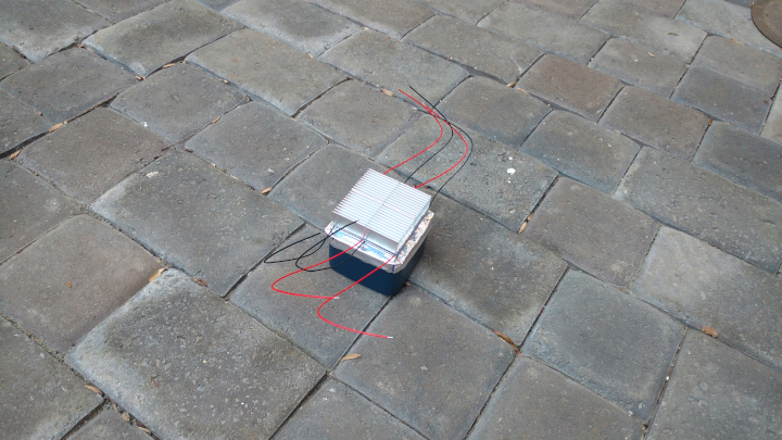 Heat Sinks affixed to Thermal Pad